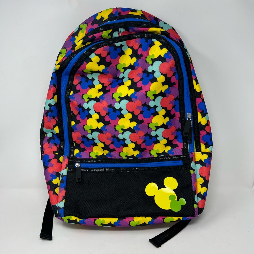 Colorful Multicolor Kids Backpack with Mickey Icon